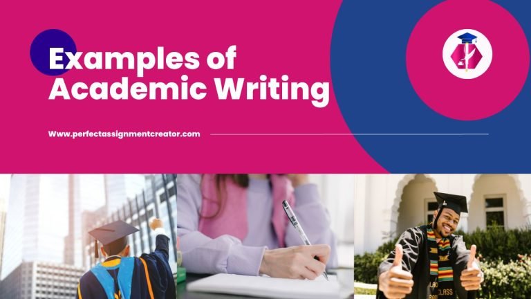 Examples of Academic Writing