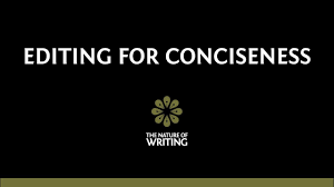 Edit for Conciseness