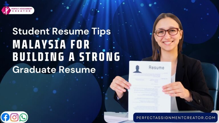 Student Resume Tips Malaysia for Building a Strong Graduate Resume
