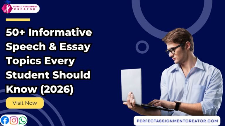 50+ Informative Speech & Essay Topics Every Student Should Know (2026)