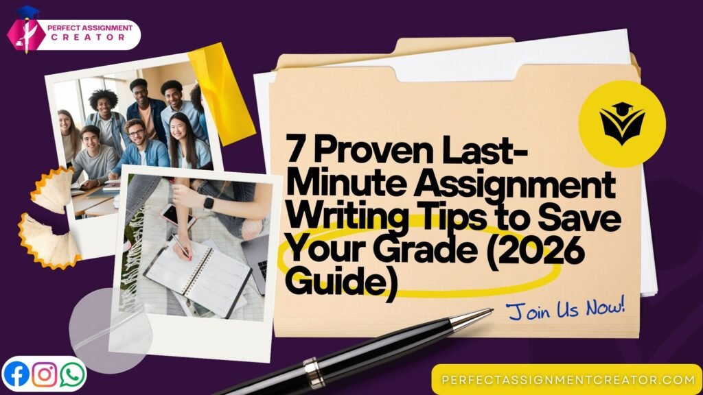 7 Proven Last-Minute Assignment Writing Tips to Save Your Grade (2026 Guide)