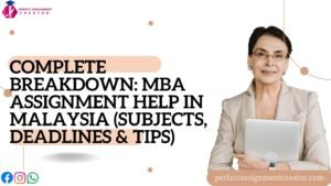 Complete Breakdown: MBA Assignment Help in Malaysia (Subjects, Deadlines & Tips)c