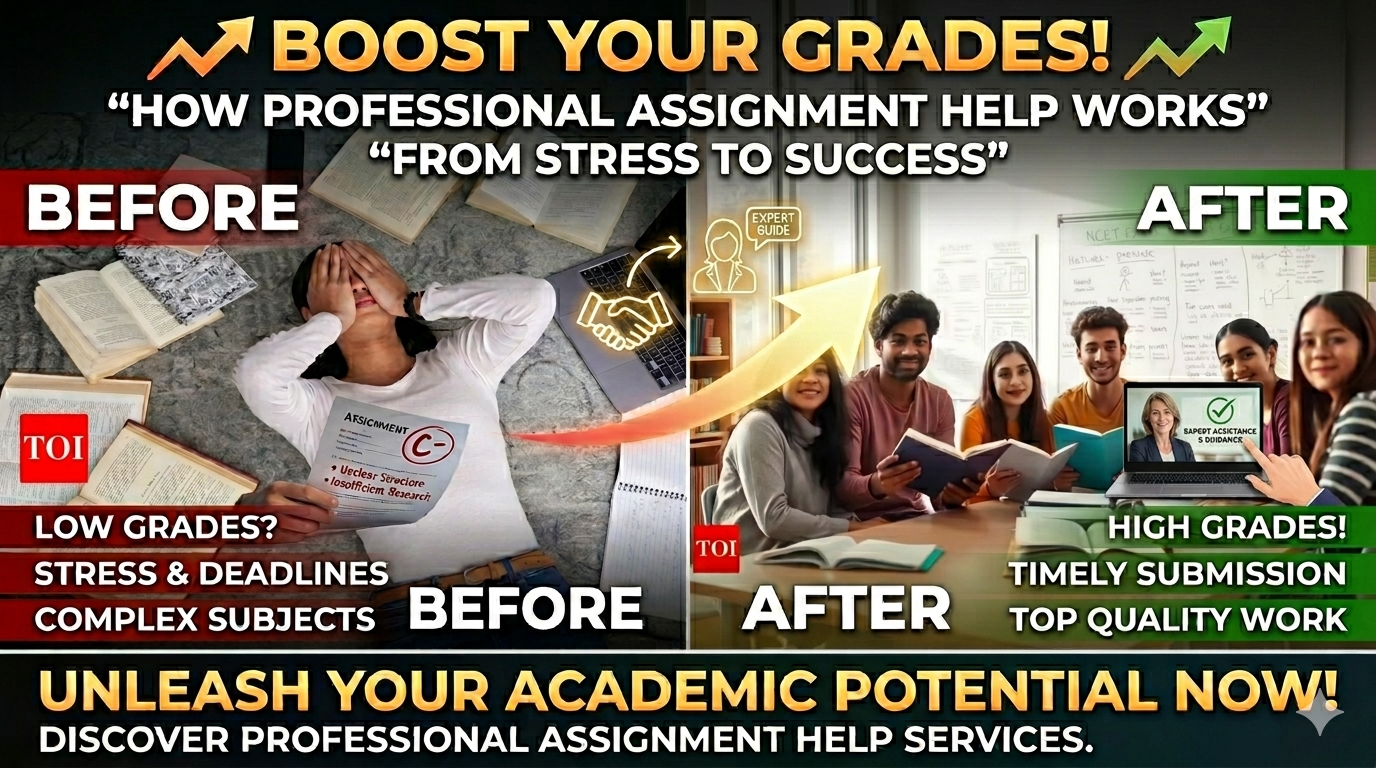 Read more about the article How Professional Assignment Help Can Boost Your Grades