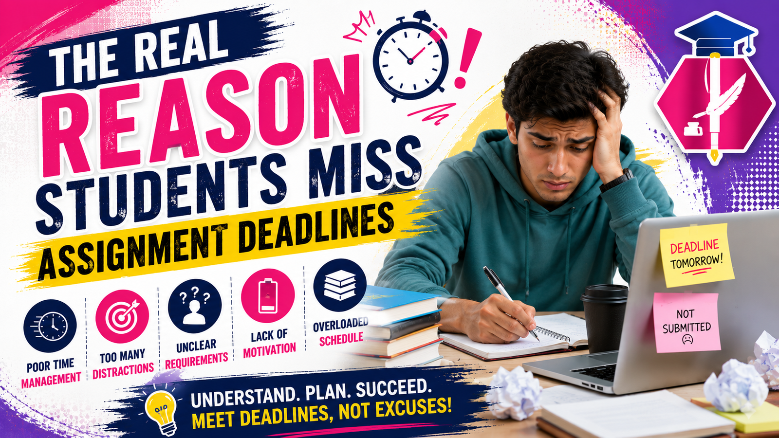 Read more about the article The Real Reason Students Miss Assignment Deadlines.
