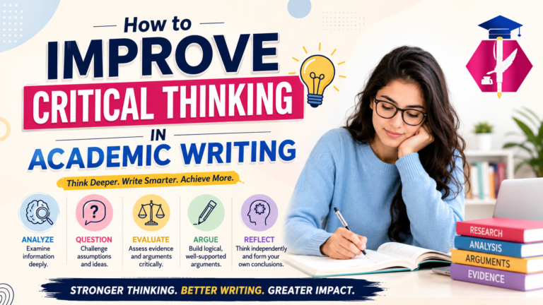 How to Improve Critical Thinking in Academic Writing