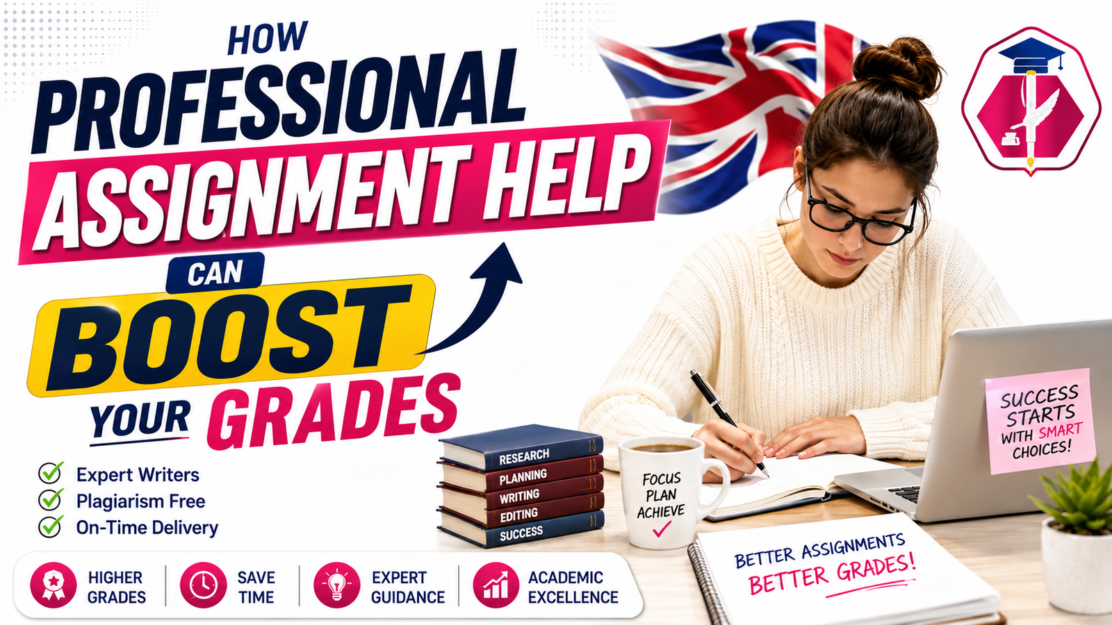 Read more about the article How Professional Assignment Help Can Boost Your Grades: Your Secret Weapon for Academic Success