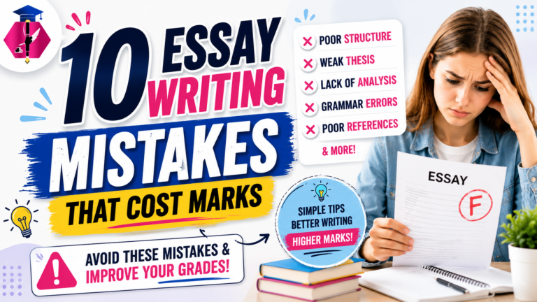 10 Essay Writing Mistakes That Cost Marks (And How to Avoid Them)10 Essay Writing Mistakes That Cost Marks (And How to Avoid Them)