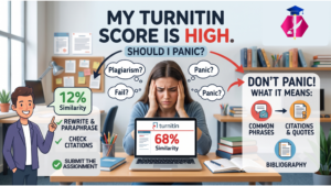 My Turnitin Score Is High: Should I Panic? (A Student’s Survival Guide)