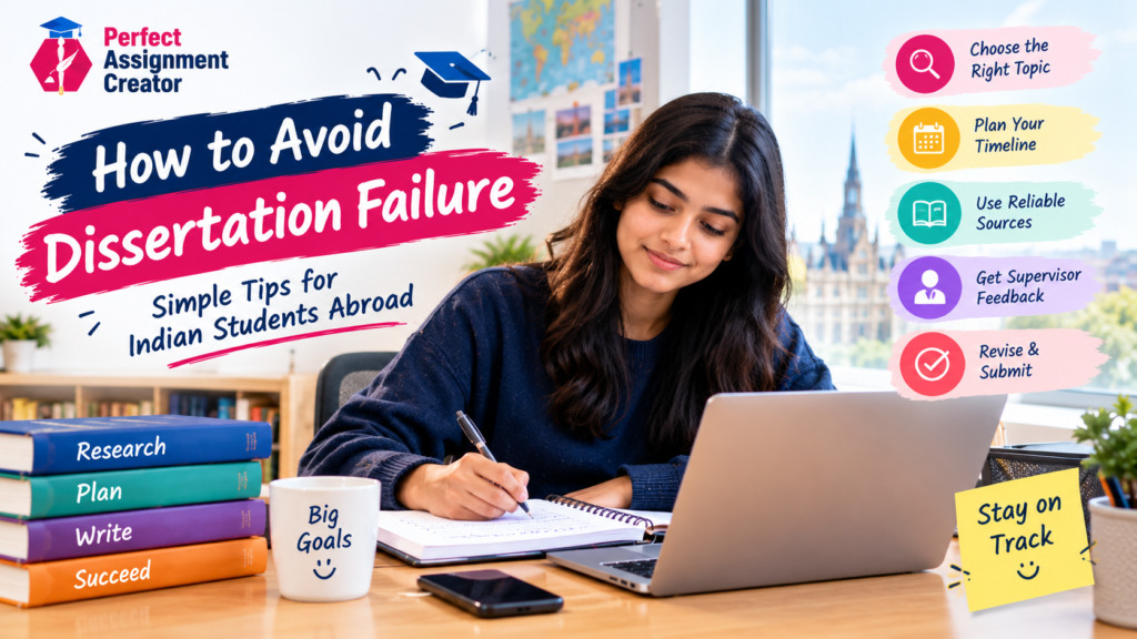 How to Avoid Dissertation Failure: A Simple Guide for Indian Students Abroad
