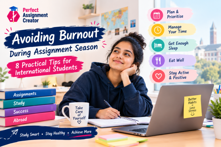 Avoiding Burnout During Assignment Season: 8 Practical Tips for International Students