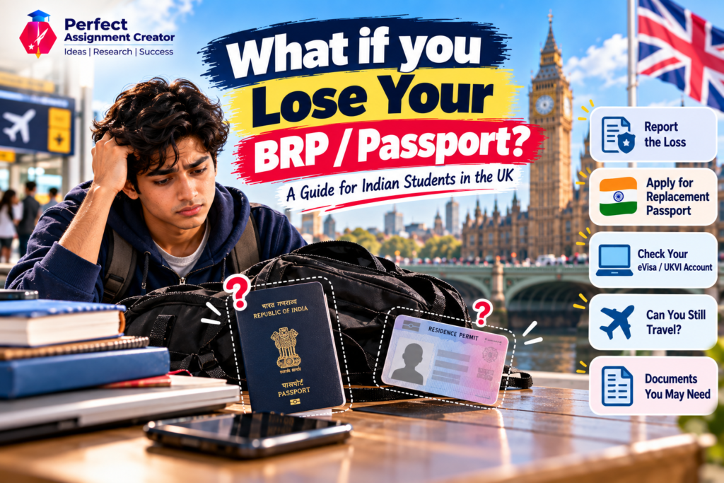 What If You Lose Your Passport or BRP in the UK? A Guide for Indian Students